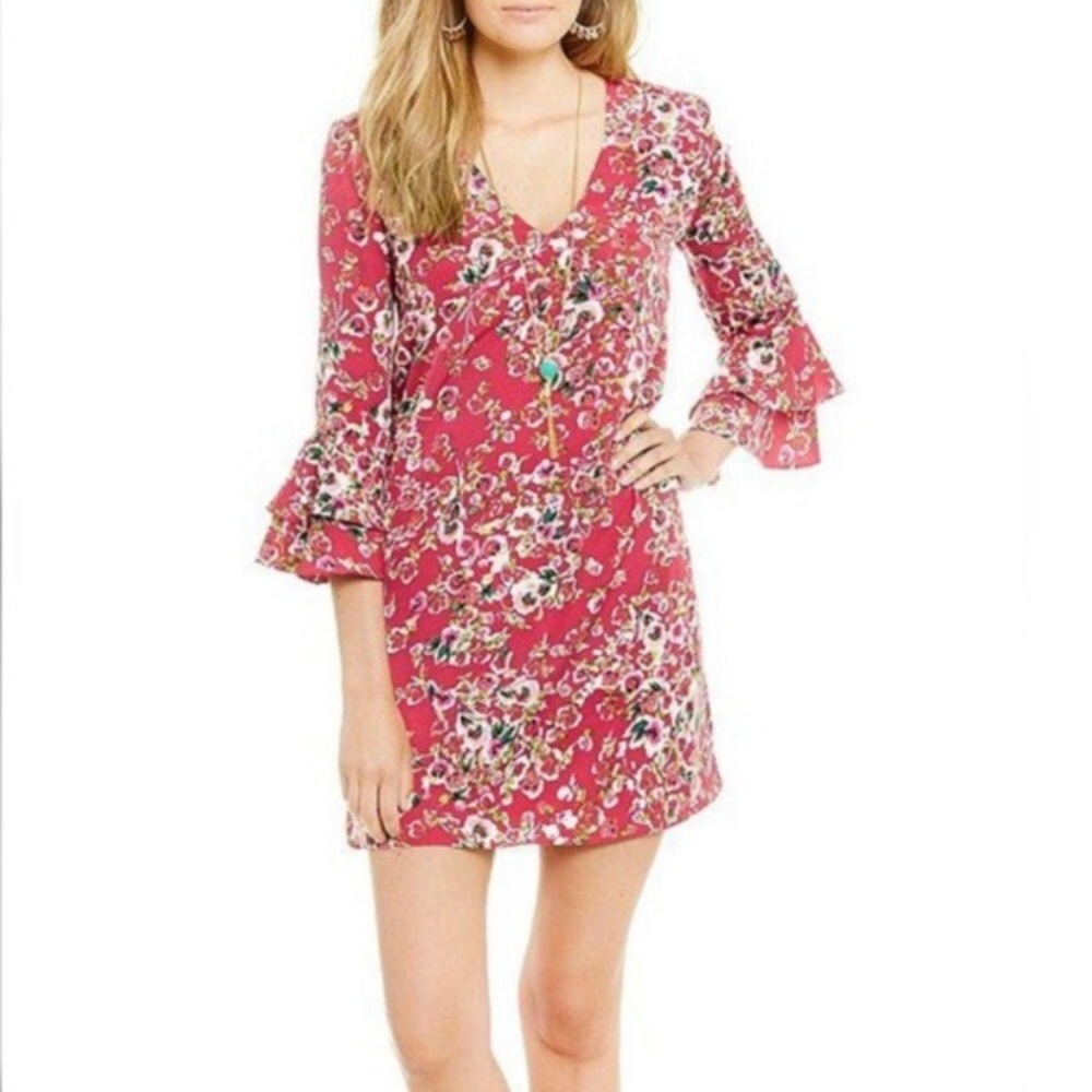 Pink Floral WAYF Dress - Picture 5 of 5